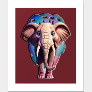 elephant design Posters and Art
